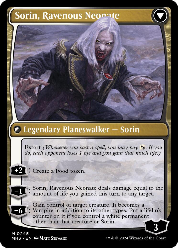 Sorin of House Markov [Modern Horizons 3 Prerelease Promos] | Fandemonia Ltd