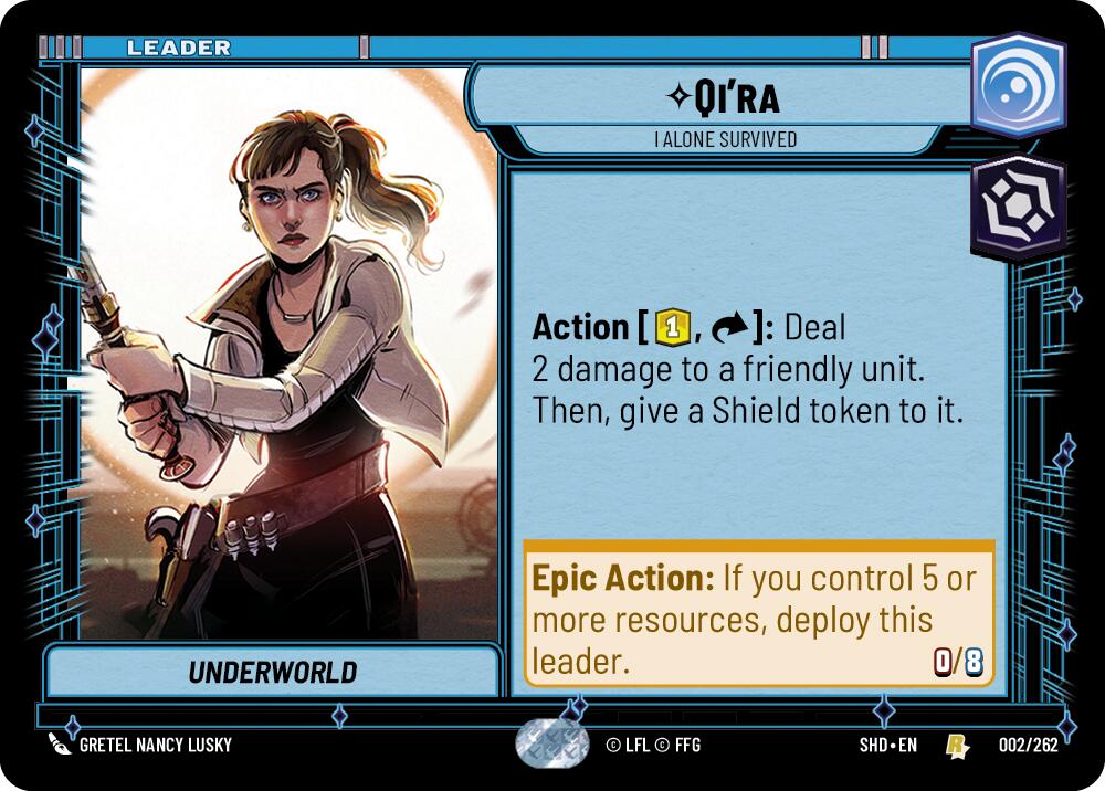Qi'ra - I Alone Survived (002/262) (002/262) [Shadows of the Galaxy] | Fandemonia Ltd
