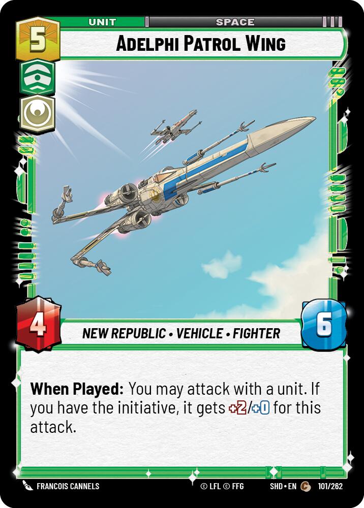 Adelphi Patrol Wing (101/262) (101/262) [Shadows of the Galaxy] | Fandemonia Ltd