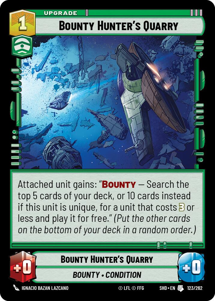 Bounty Hunter's Quarry (123/262) (123/262) [Shadows of the Galaxy] | Fandemonia Ltd