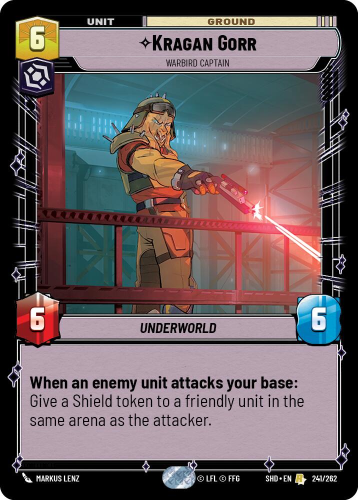 Kragan Gorr - Warbird Captain (241/262) (241/262) [Shadows of the Galaxy] | Fandemonia Ltd