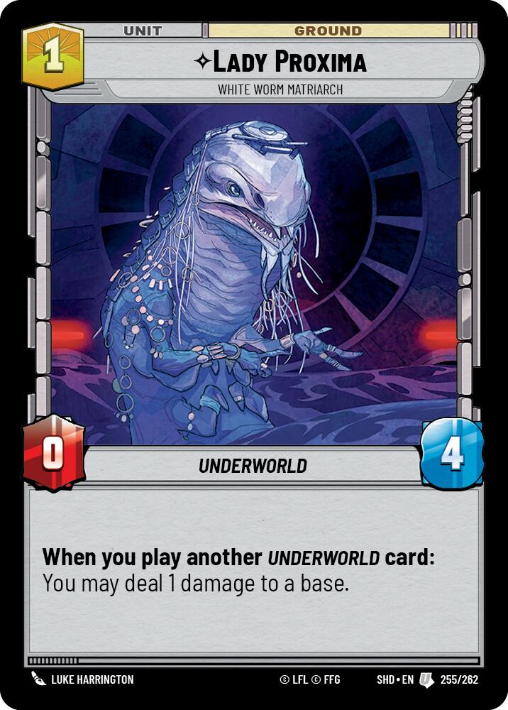 Lady Proxima - White Worm Matriarch (255/262) (255/262) [Shadows of the Galaxy] | Fandemonia Ltd