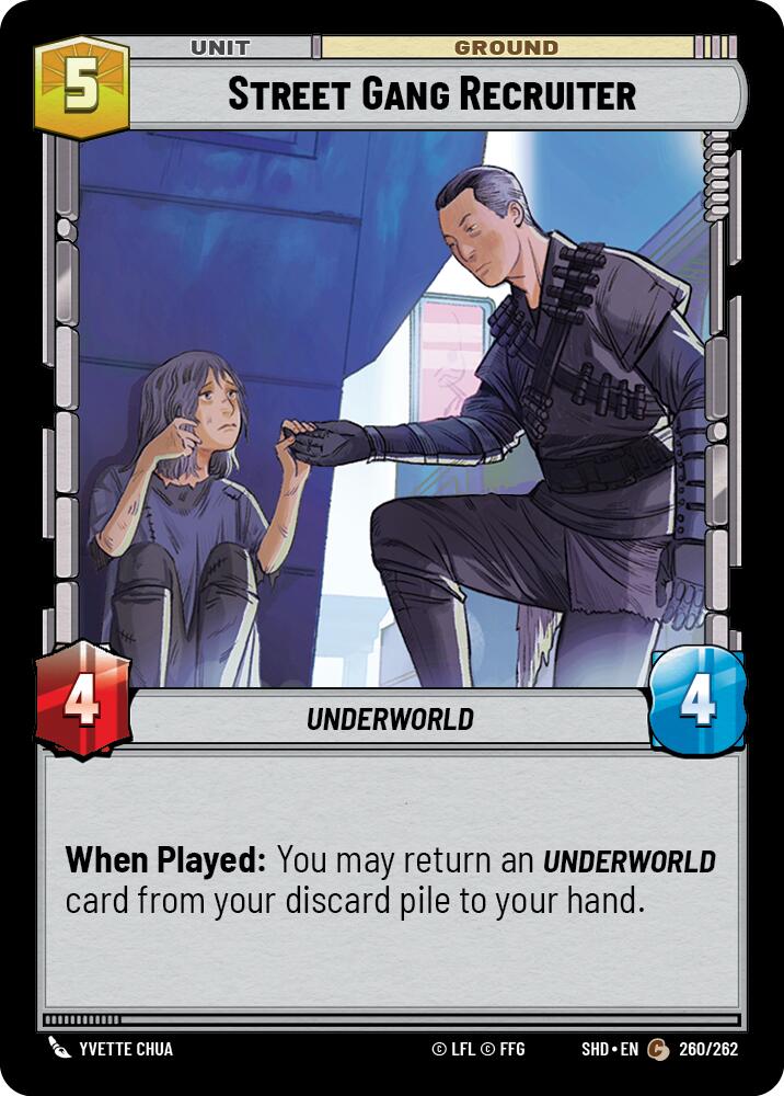 Street Gang Recruiter (260/262) (260/262) [Shadows of the Galaxy] | Fandemonia Ltd