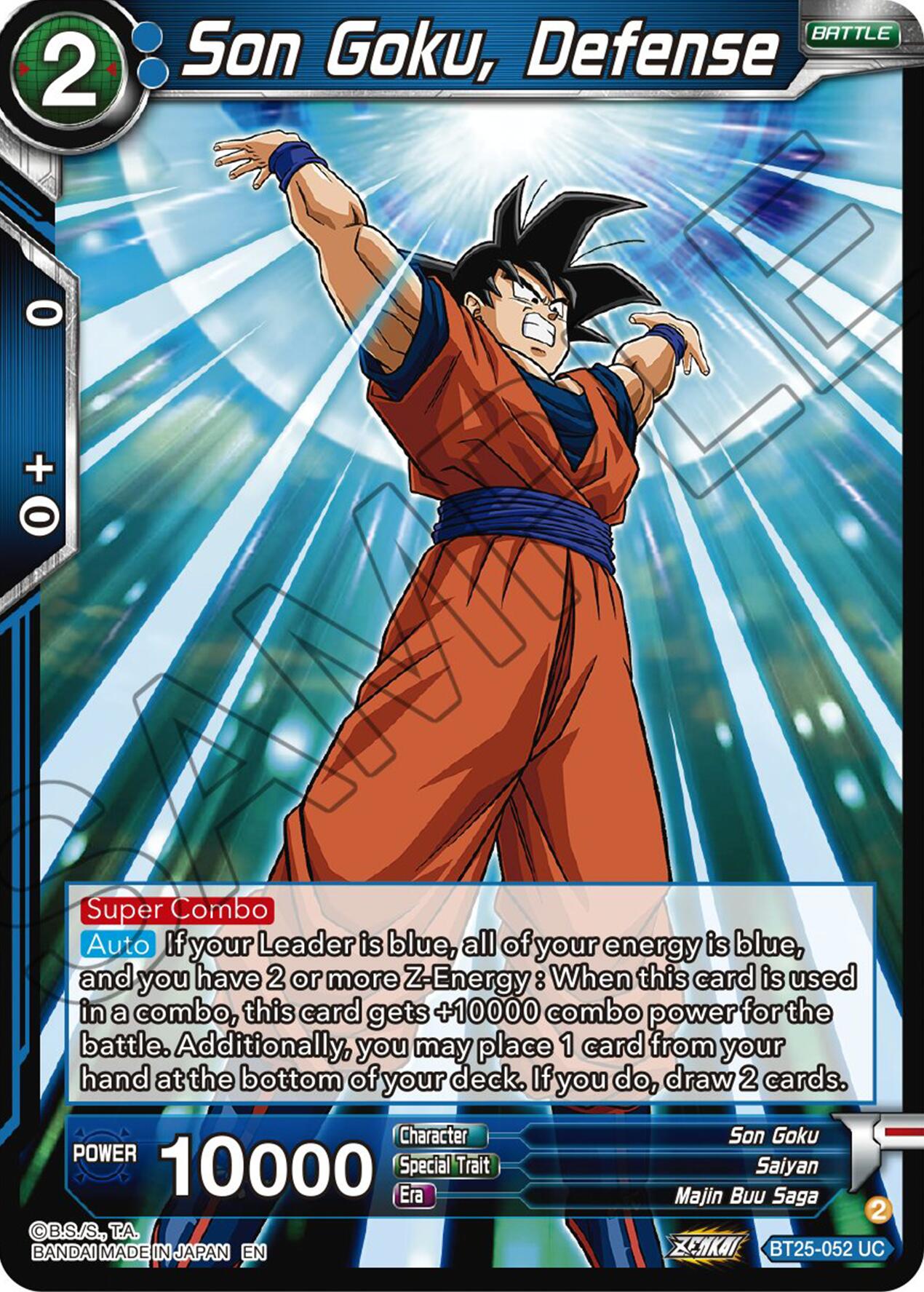 Son Goku, Defense (BT25-052) [Legend of the Dragon Balls] | Fandemonia Ltd