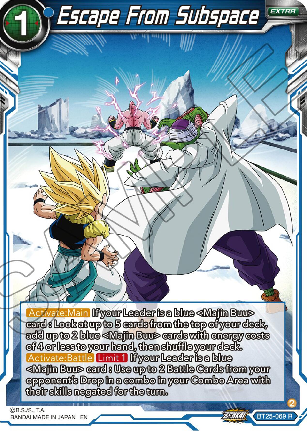 Escape From Subspace (BT25-069) [Legend of the Dragon Balls] | Fandemonia Ltd