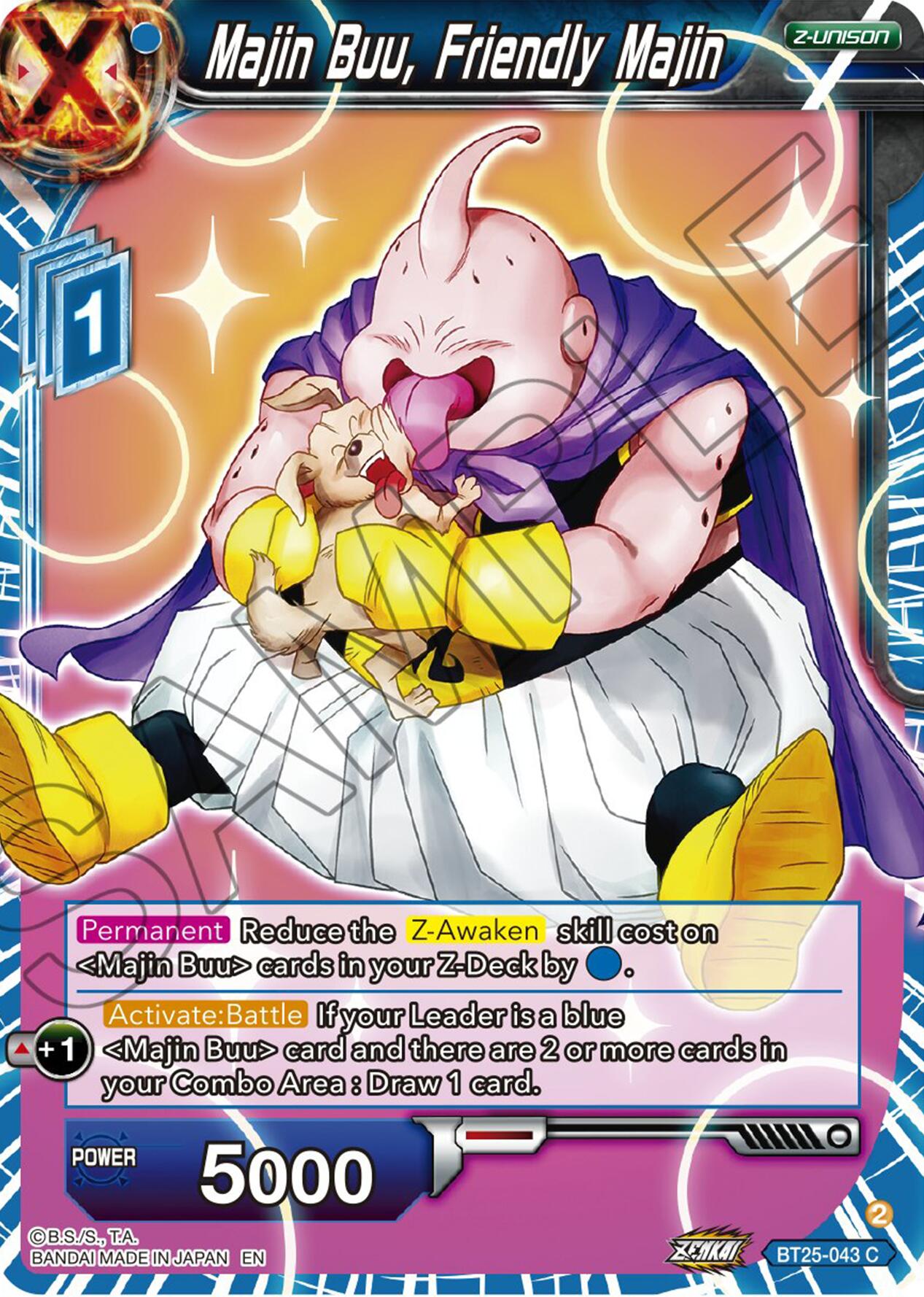 Majin Buu, Friendly Majin (BT25-043) [Legend of the Dragon Balls] | Fandemonia Ltd