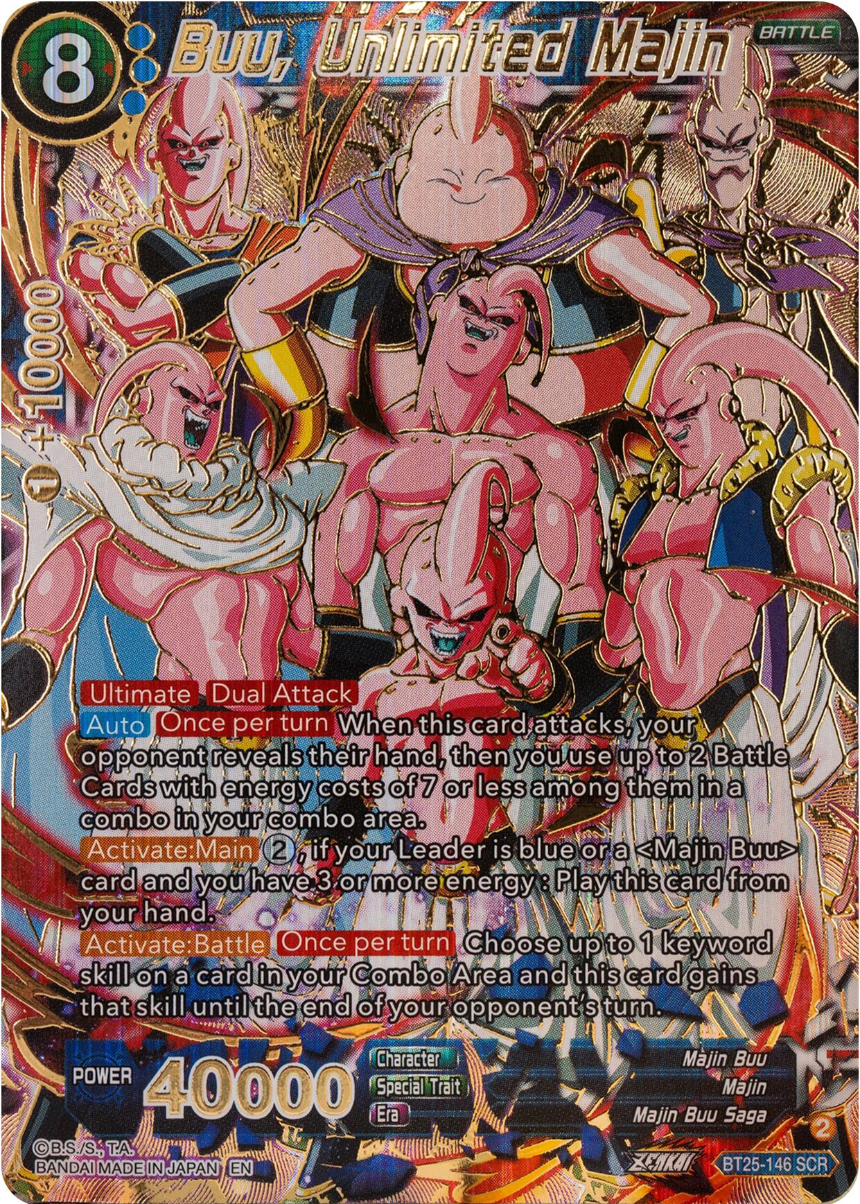 Buu, Unlimited Majin (BT25-146) [Legend of the Dragon Balls] | Fandemonia Ltd