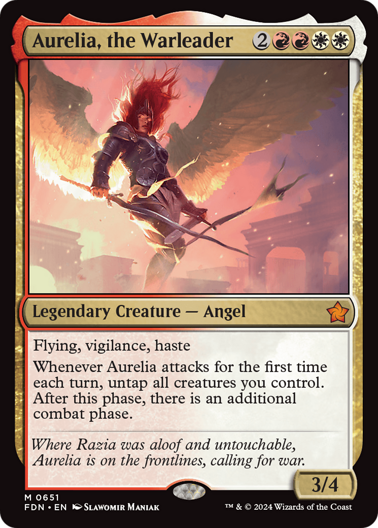 Aurelia, the Warleader [Foundations] | Fandemonia Ltd