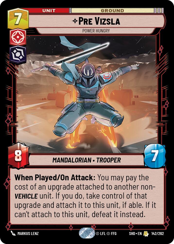 Pre Vizsla - Power Hungry (142/262) [Shadows of the Galaxy] | Fandemonia Ltd