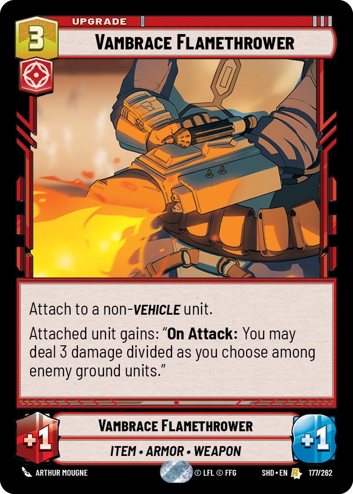 Vambrace Flamethrower (177/262) [Shadows of the Galaxy] | Fandemonia Ltd