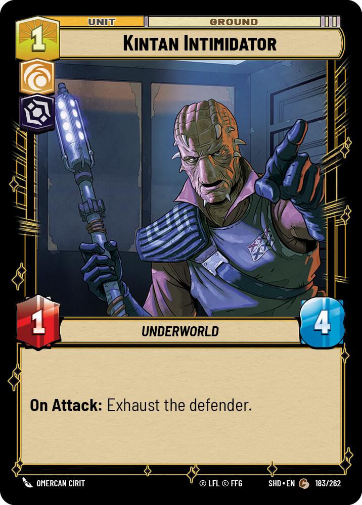 Kintan Intimidator (183/262) [Shadows of the Galaxy] | Fandemonia Ltd