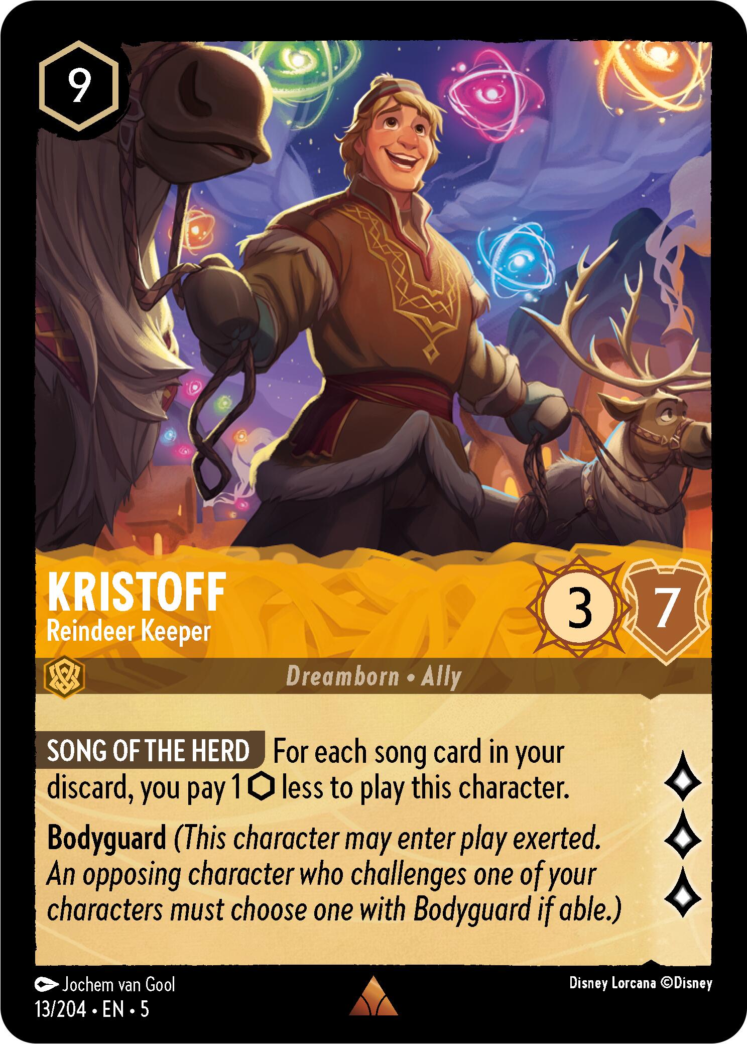 Kristoff - Reindeer Keeper (13/204) [Shimmering Skies] | Fandemonia Ltd