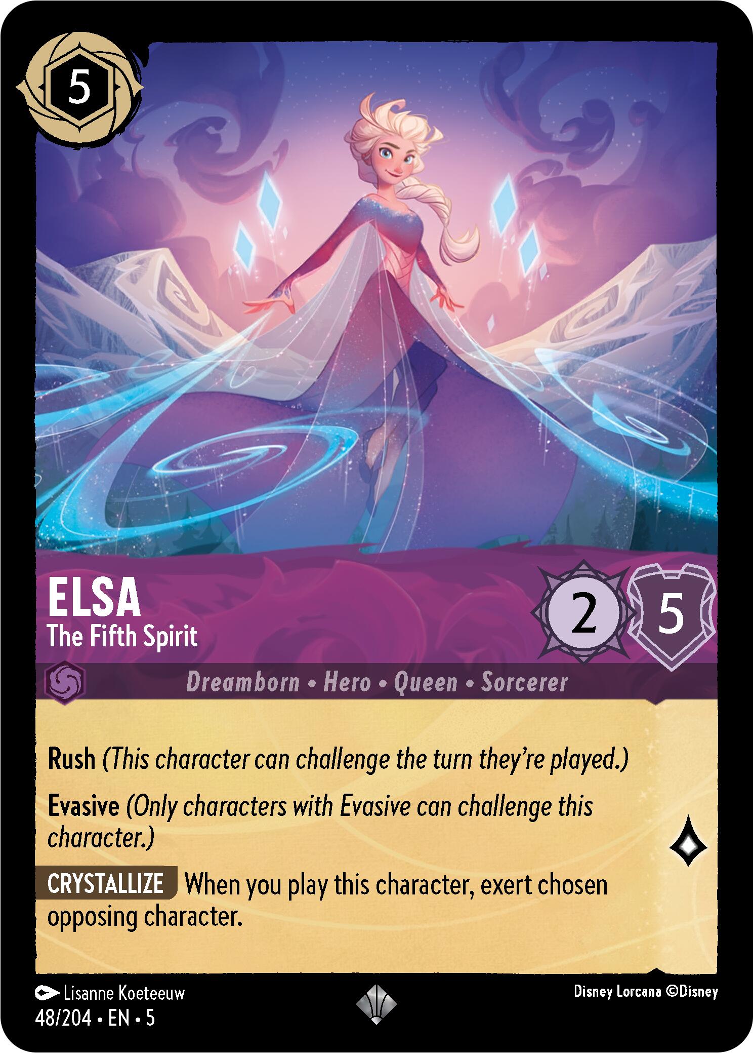 Elsa - The Fifth Spirit (48/204) [Shimmering Skies] | Fandemonia Ltd