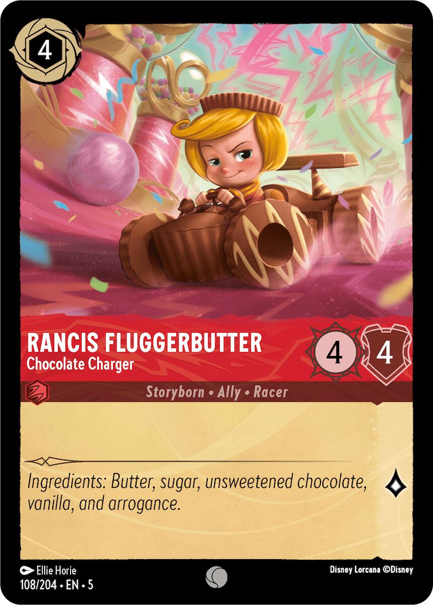 Rancis Fluggerbutter - Chocolate Charger (108/204) [Shimmering Skies] | Fandemonia Ltd