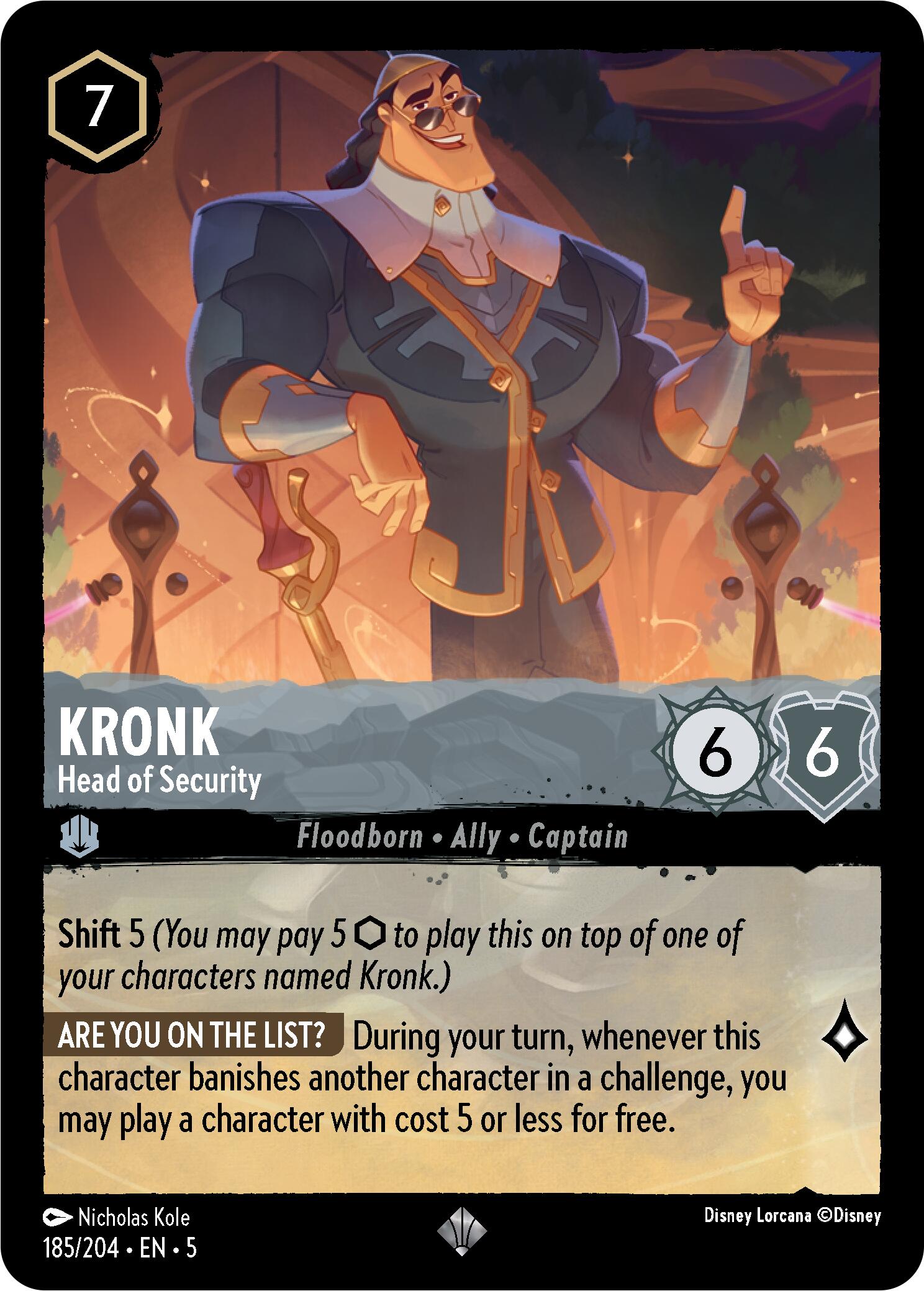 Kronk - Head of Security (185/204) [Shimmering Skies] | Fandemonia Ltd