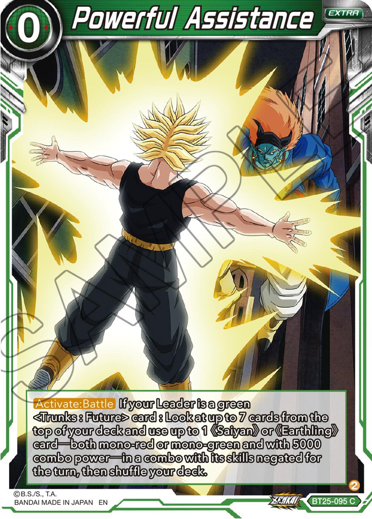 Powerful Assistance (BT25-095) [Legend of the Dragon Balls] | Fandemonia Ltd