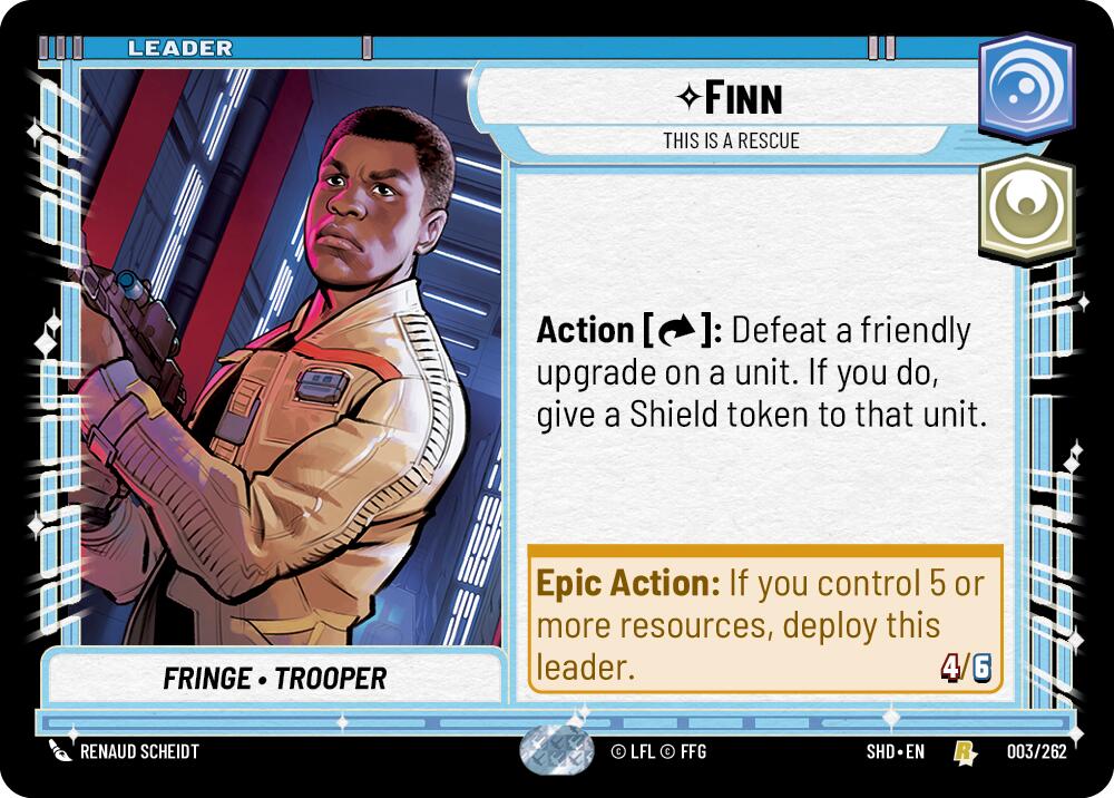 Finn - This is a Rescue (003/262) (003/262) [Shadows of the Galaxy] | Fandemonia Ltd