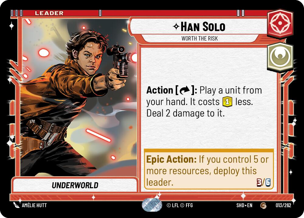 Han Solo - Worth the Risk (013/262) (013/262) [Shadows of the Galaxy] | Fandemonia Ltd