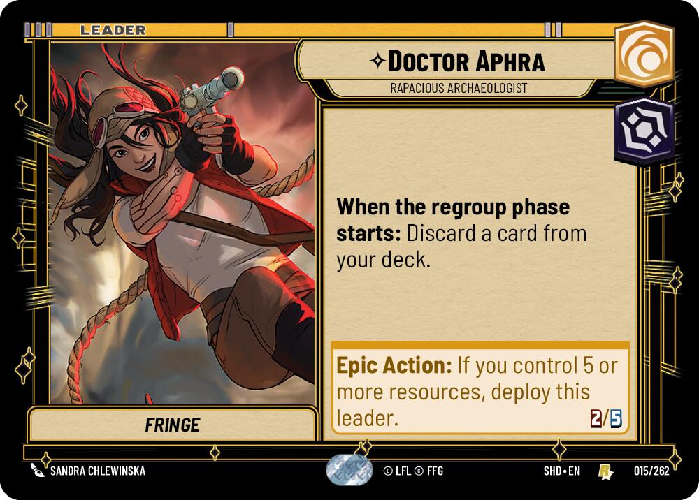Doctor Aphra - Rapacious Archaeologist (015/262) (015/262) [Shadows of the Galaxy] | Fandemonia Ltd