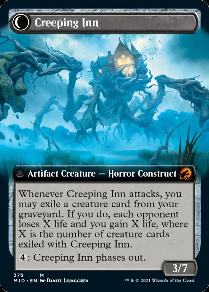 Hostile Hostel // Creeping Inn (Extended Art) [Innistrad: Midnight Hunt] | Fandemonia Ltd