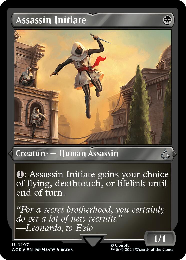 Assassin Initiate (Foil Etched) [Assassin's Creed] | Fandemonia Ltd