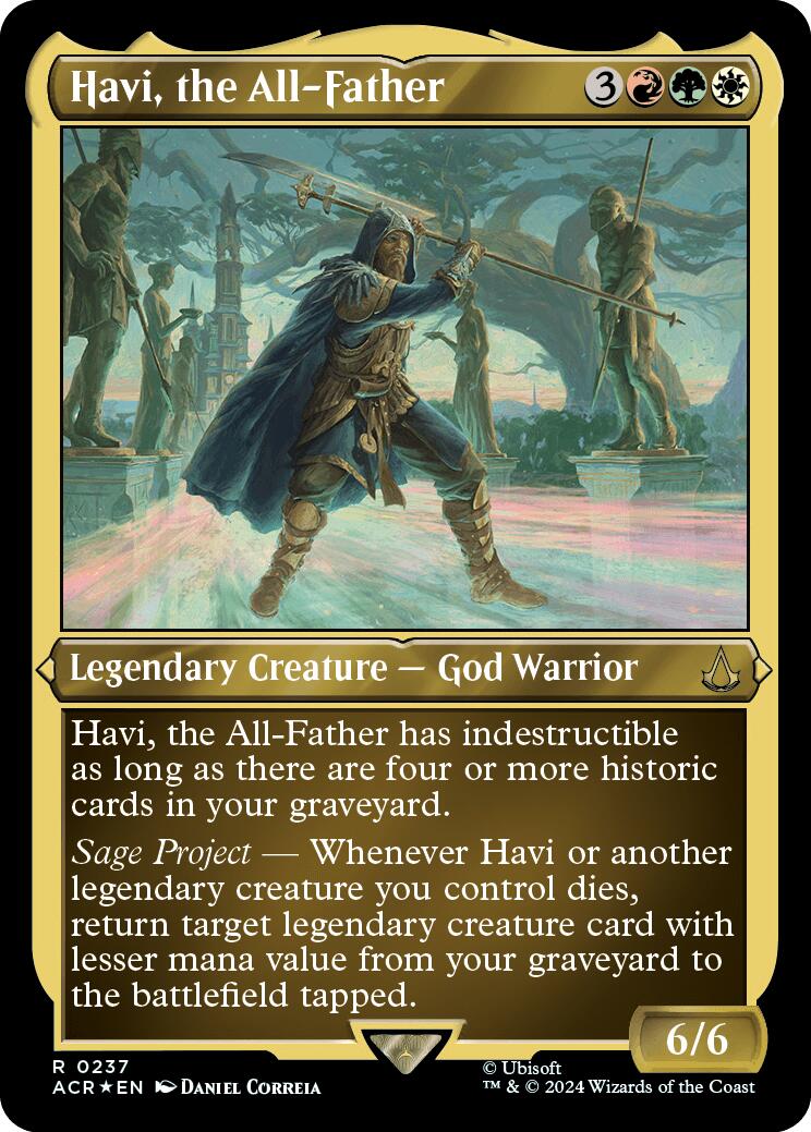 Havi, the All-Father (Foil Etched) [Assassin's Creed] | Fandemonia Ltd