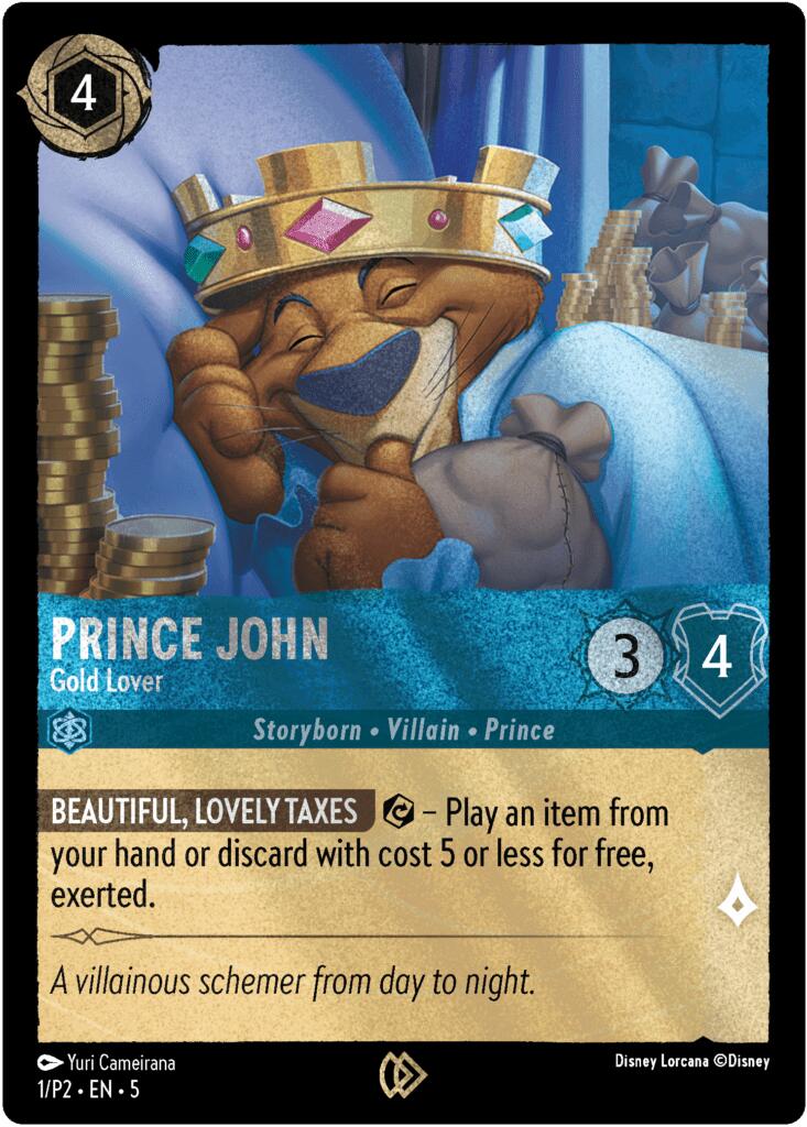 Prince John - Gold Lover (1) [Promo Cards] | Fandemonia Ltd