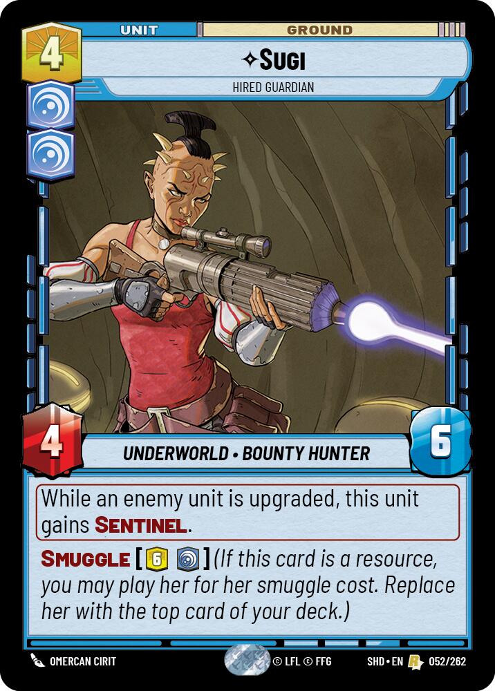 Sugi - Hired Guardian (052/262) (052/262) [Shadows of the Galaxy] | Fandemonia Ltd