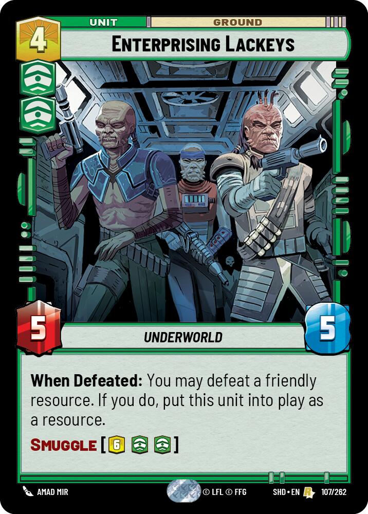 Enterprising Lackeys (107/262) (107/262) [Shadows of the Galaxy] | Fandemonia Ltd