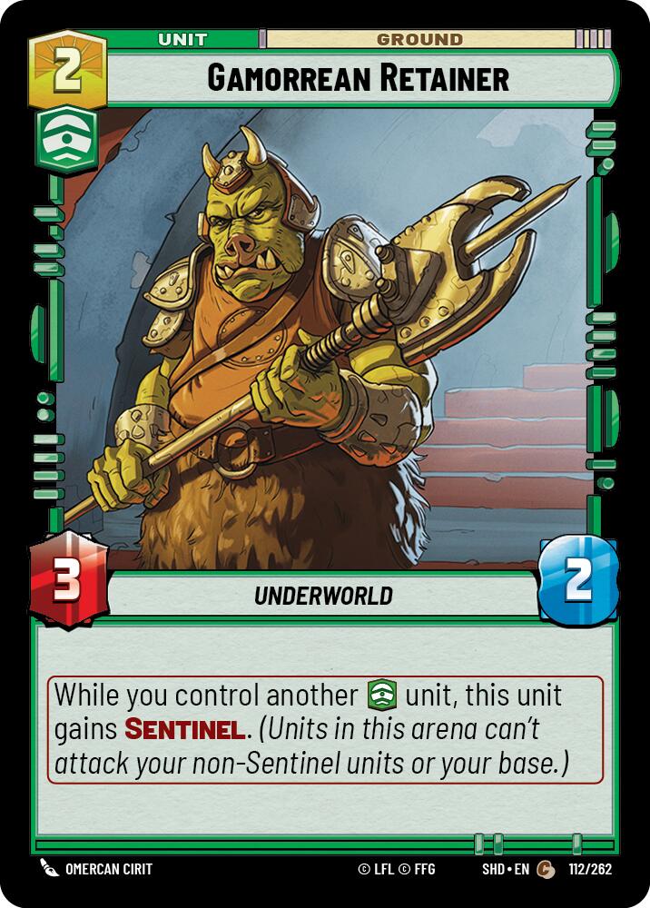 Gamorrean Retainer (112/262) (112/262) [Shadows of the Galaxy] | Fandemonia Ltd