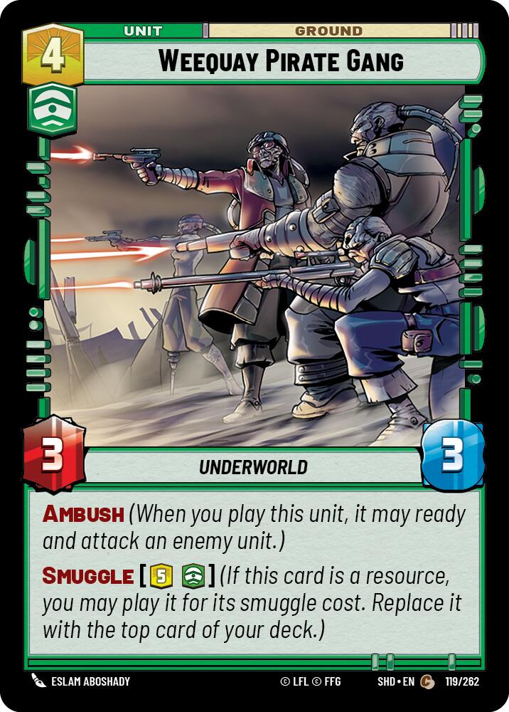 Weequay Pirate Gang (119/262) (119/262) [Shadows of the Galaxy] | Fandemonia Ltd