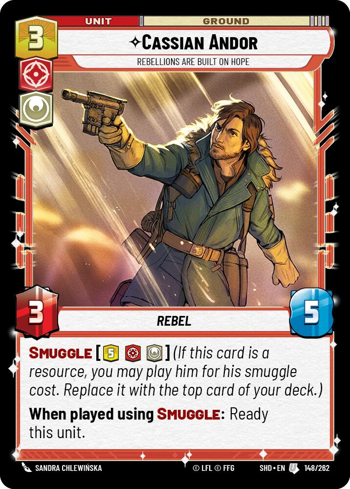 Cassian Andor - Rebellions Are Built On Hope (148/262) (148/262) [Shadows of the Galaxy] | Fandemonia Ltd
