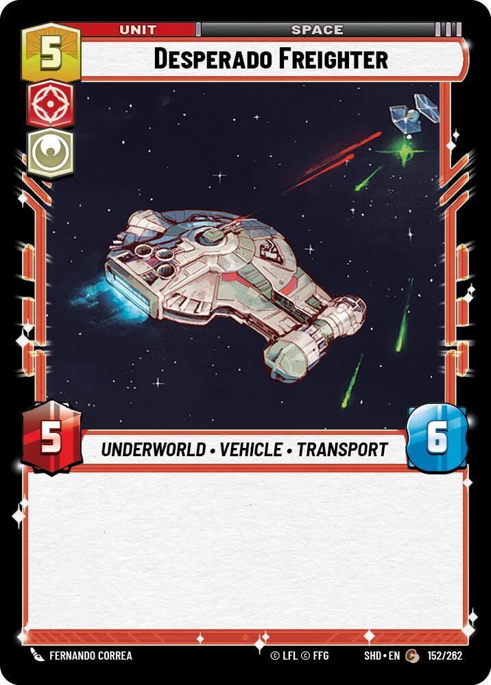 Desperado Freighter (152/262) (152/262) [Shadows of the Galaxy] | Fandemonia Ltd