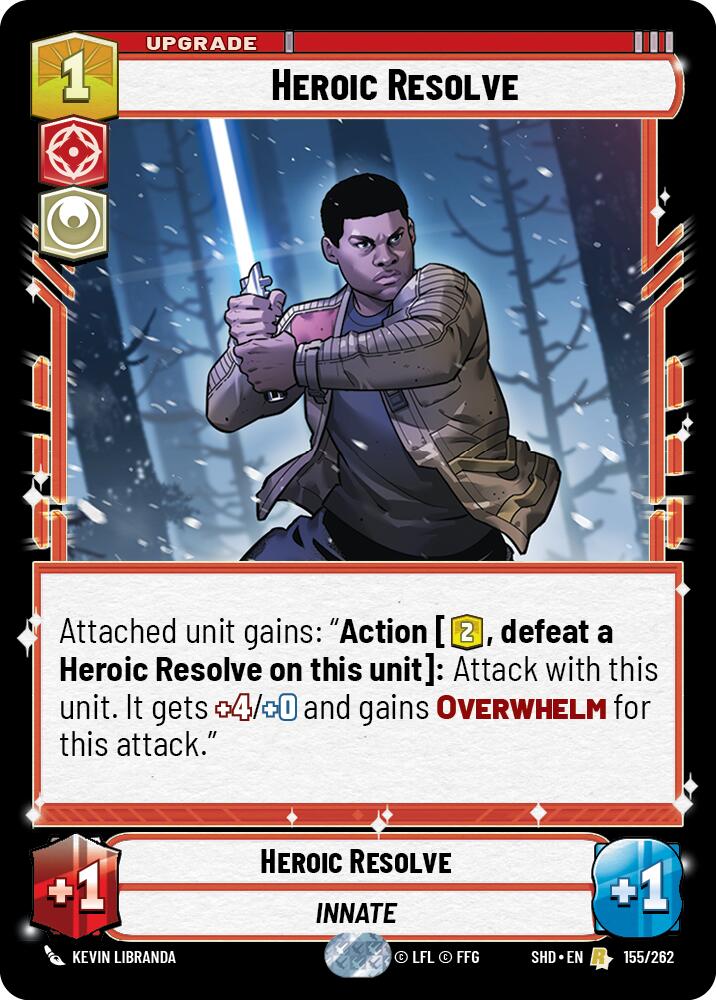 Heroic Resolve (155/262) (155/262) [Shadows of the Galaxy] | Fandemonia Ltd