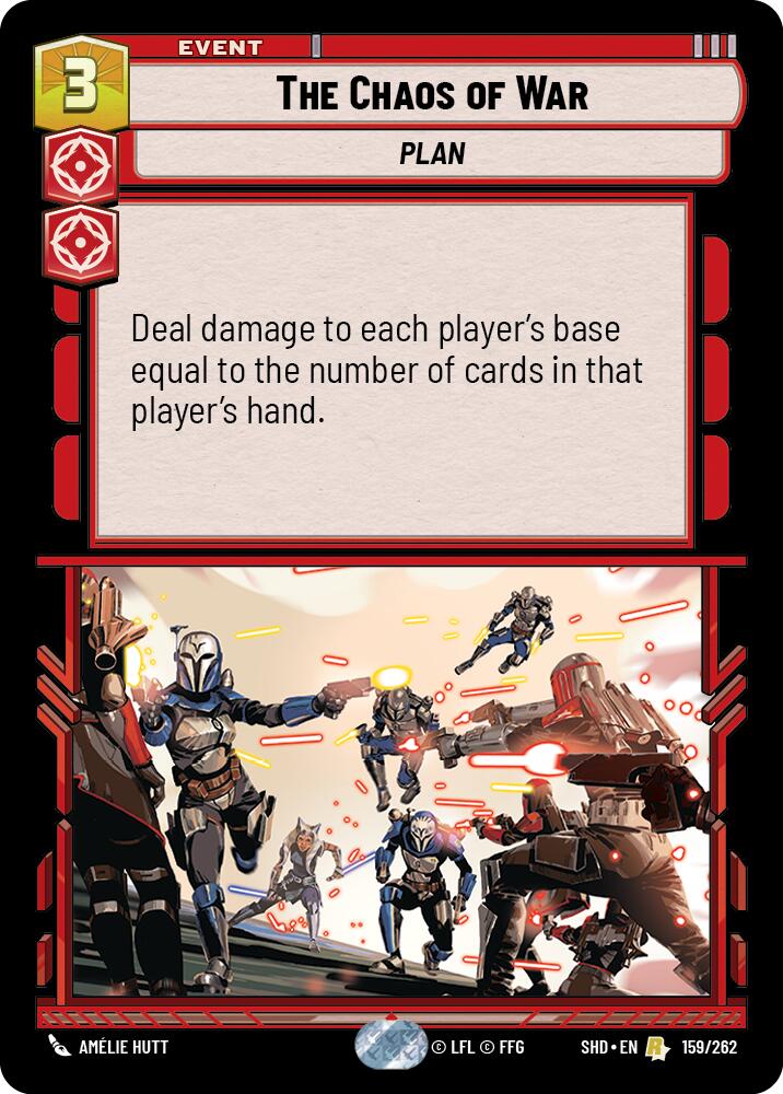 The Chaos of War (159/262) (159/262) [Shadows of the Galaxy] | Fandemonia Ltd