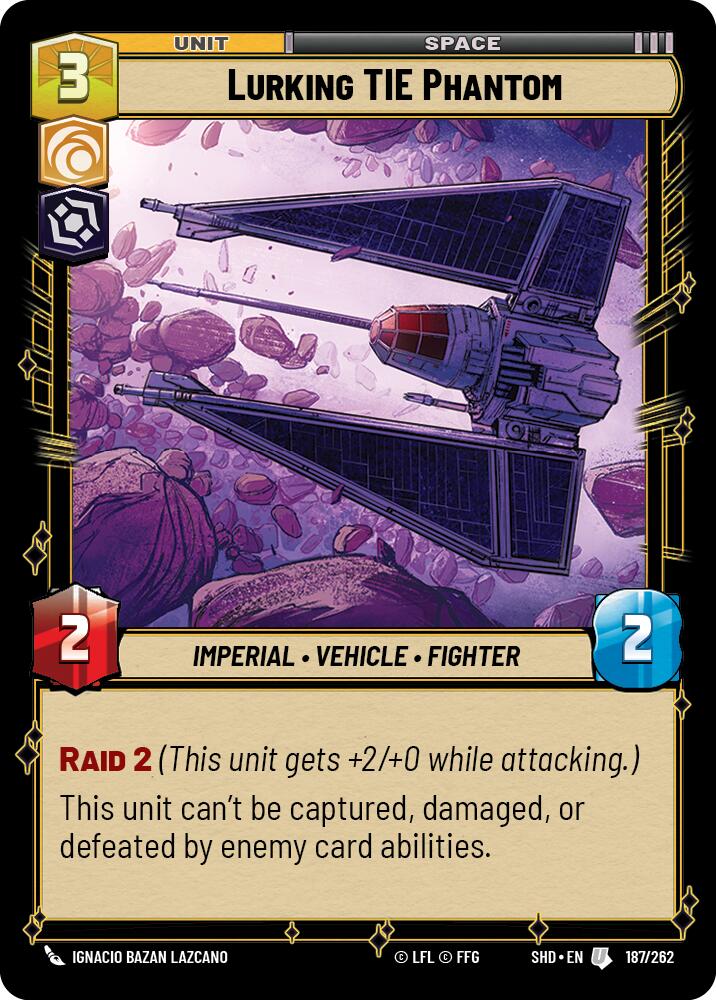 Lurking TIE Phantom (187/262) (187/262) [Shadows of the Galaxy] | Fandemonia Ltd