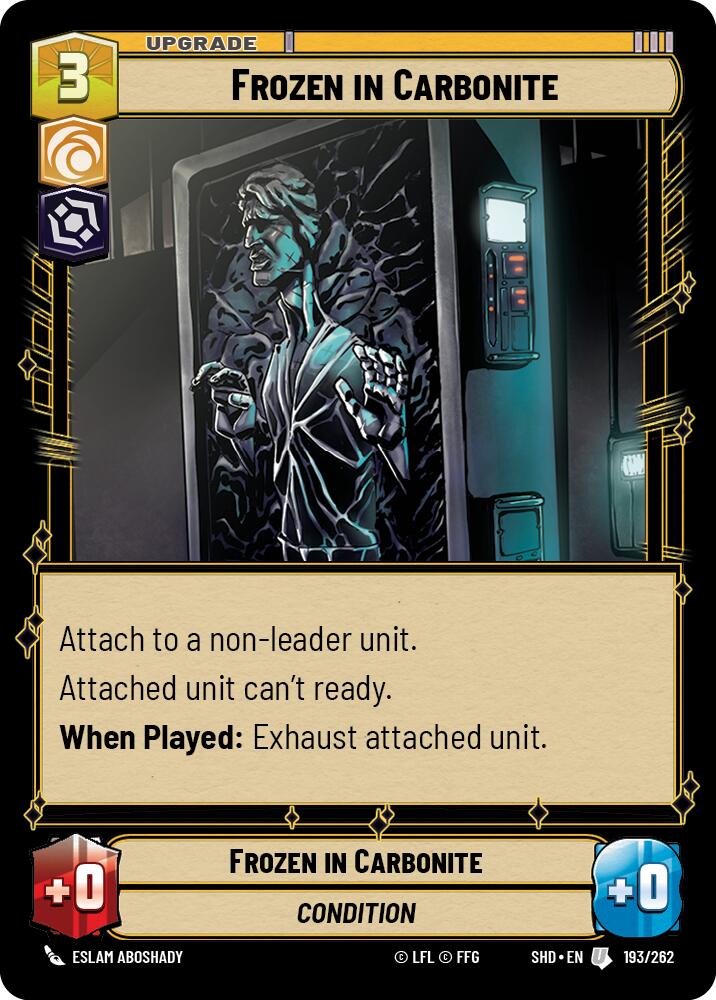 Frozen in Carbonite (193/262) (193/262) [Shadows of the Galaxy] | Fandemonia Ltd