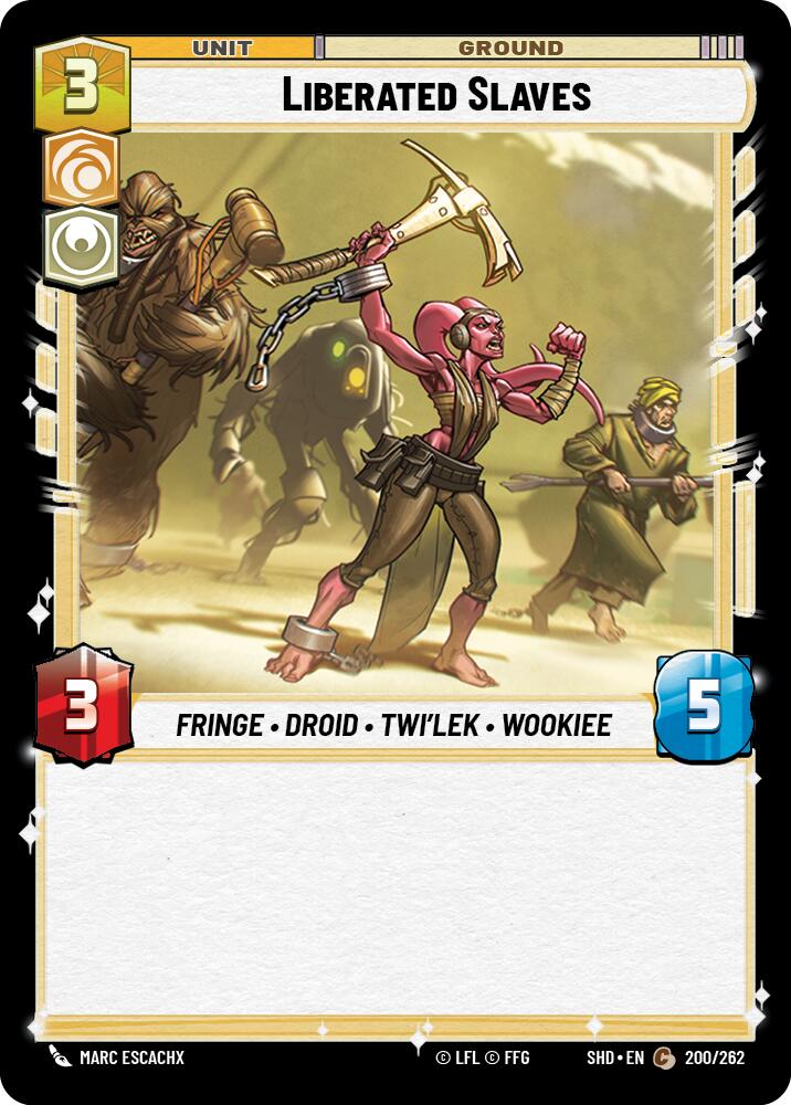 Liberated Slaves (200/262) (200/262) [Shadows of the Galaxy] | Fandemonia Ltd