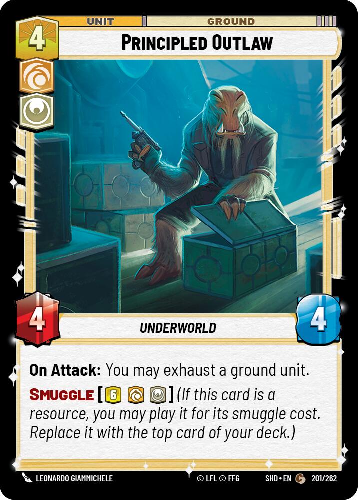 Principled Outlaw (201/262) (201/262) [Shadows of the Galaxy] | Fandemonia Ltd