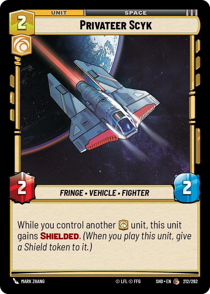 Privateer Scyk (212/262) (212/262) [Shadows of the Galaxy] | Fandemonia Ltd