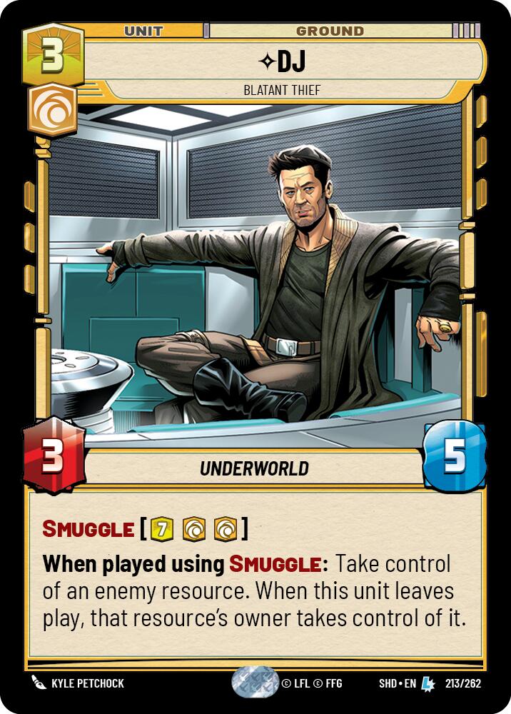 DJ - Blatant Thief (213/262) (213/262) [Shadows of the Galaxy] | Fandemonia Ltd