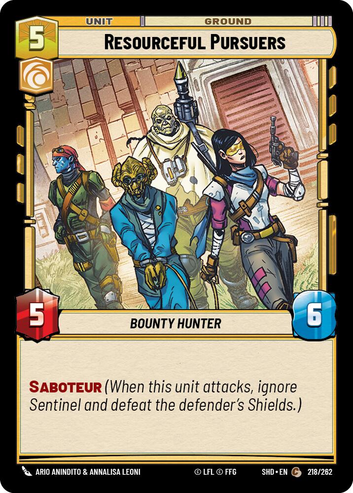 Resourceful Pursuers (218/262) (218/262) [Shadows of the Galaxy] | Fandemonia Ltd