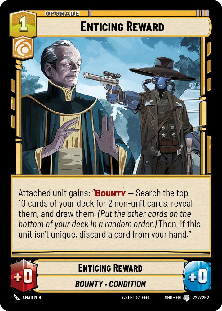 Enticing Reward (222/262) (222/262) [Shadows of the Galaxy] | Fandemonia Ltd