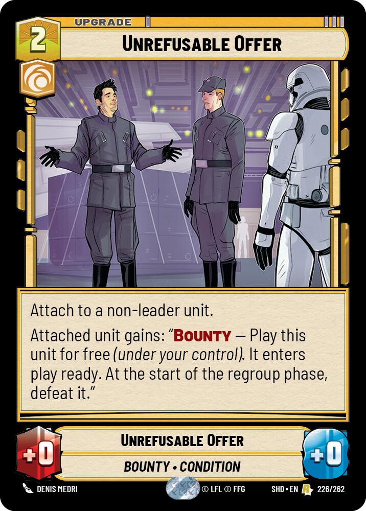Unrefusable Offer (226/262) (226/262) [Shadows of the Galaxy] | Fandemonia Ltd