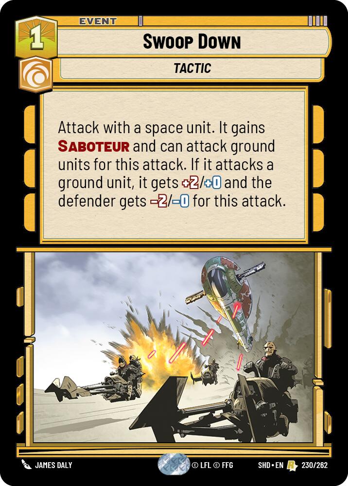 Swoop Down (230/262) (230/262) [Shadows of the Galaxy] | Fandemonia Ltd