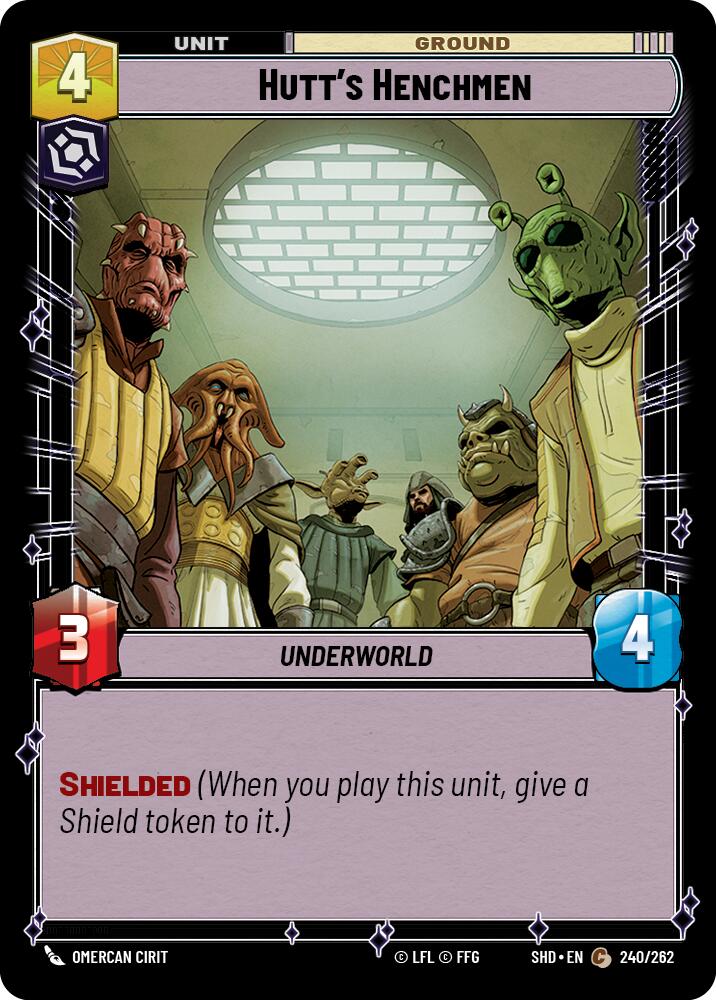 Hutt's Henchmen (240/262) (240/262) [Shadows of the Galaxy] | Fandemonia Ltd