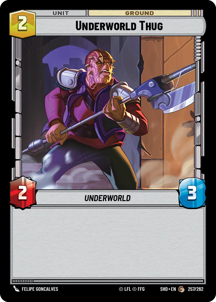 Underworld Thug (257/262) (257/262) [Shadows of the Galaxy] | Fandemonia Ltd