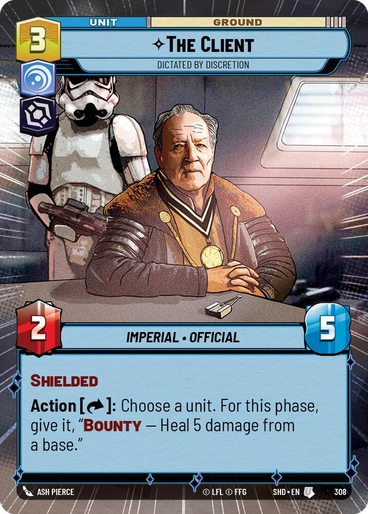 The Client - Dictated by Discretion (308) (Hyperspace) (308) [Shadows of the Galaxy] | Fandemonia Ltd