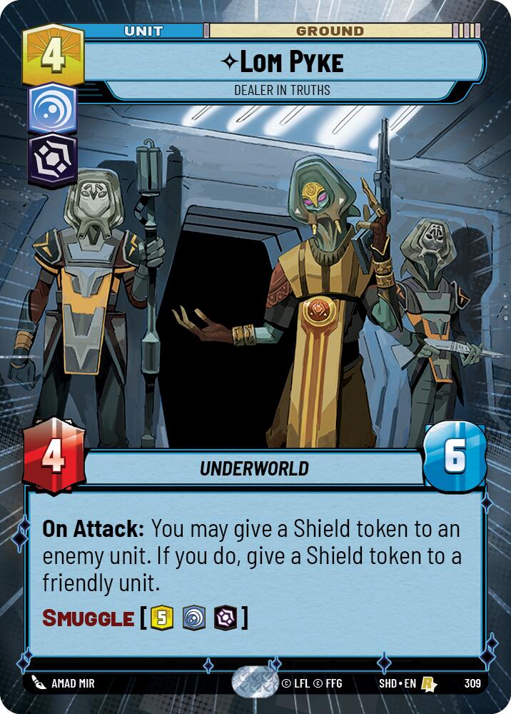 Lom Pyke - Dealer in Truths (309) (Hyperspace) (309) [Shadows of the Galaxy] | Fandemonia Ltd