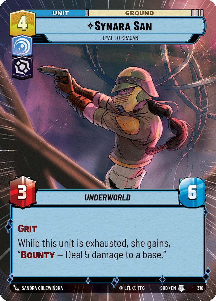 Synara San - Loyal to Kragan (310) (Hyperspace) (310) [Shadows of the Galaxy] | Fandemonia Ltd